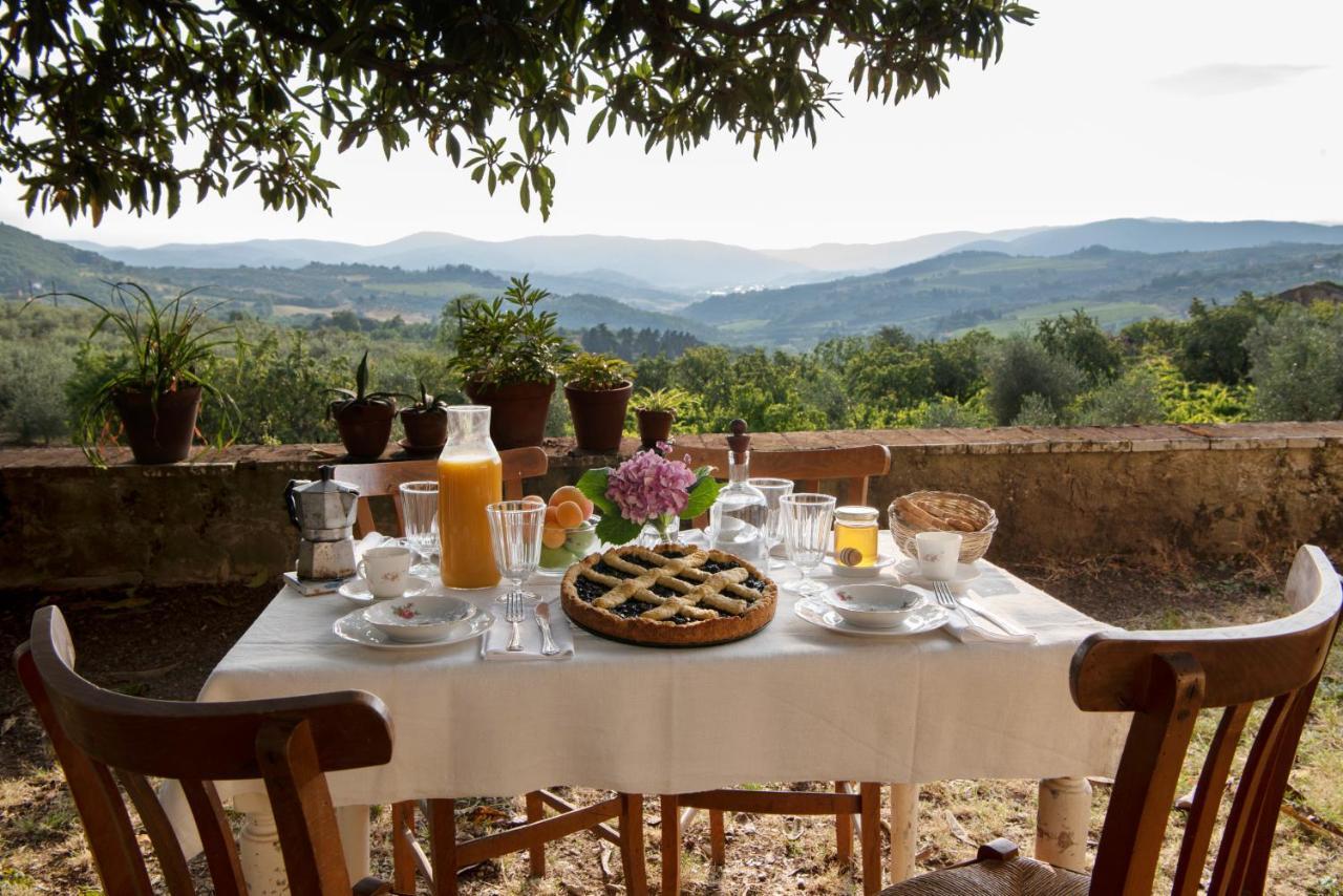 Fattoria Di Caticciano, Elegante Affittacamere Relax E Natura Vicino Firenze Pelago Zewnętrze zdjęcie